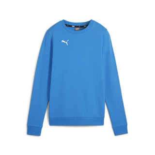 teamGOAL Casuals Crew Neck Sweat Wmn Ignite Blue-PUMA White