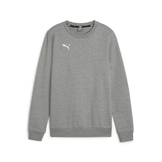 teamGOAL Casuals Crew Neck Sweat Wmn Medium Gray Heather-PUMA White