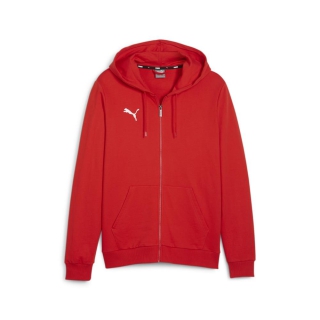 teamGOAL Casuals Hooded Jacket PUMA Red-PUMA White