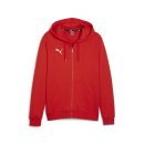 teamGOAL Casuals Hooded Jacket PUMA Red-PUMA White