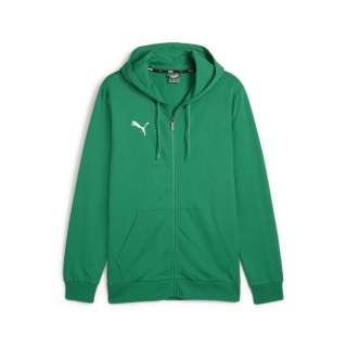 teamGOAL Casuals Hooded Jacket Sport Green-PUMA White
