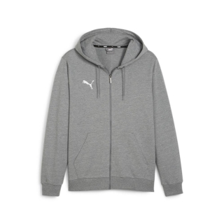 teamGOAL Casuals Hooded Jacket Medium Gray Heather-PUMA White