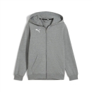 teamGOAL Casuals Hooded Jacket Jr Medium Gray...