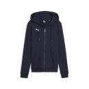 teamGOAL Casuals Hooded Jacket Wmn PUMA Navy-PUMA White