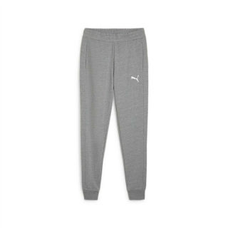 teamGOAL Casuals Pants Medium Gray Heather-PUMA White