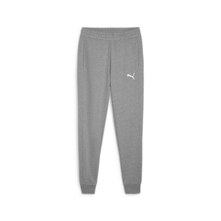 teamGOAL Baumwollhose Medium Gray Heather-PUMA White