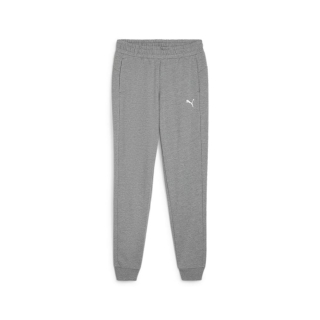 teamGOAL Damen-Baumwollhose Medium Gray Heather-PUMA White