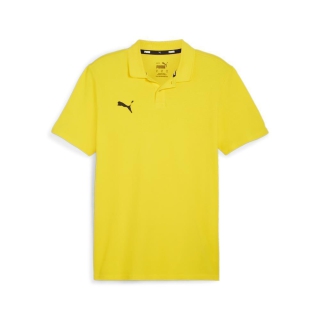 teamGOAL Casuals Polo Faster Yellow-PUMA Black