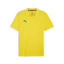 teamGOAL Casuals Polo Faster Yellow-PUMA Black