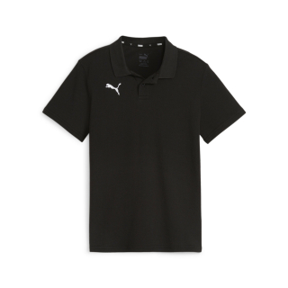 teamGOAL Casuals Polo Jr PUMA Black-PUMA White