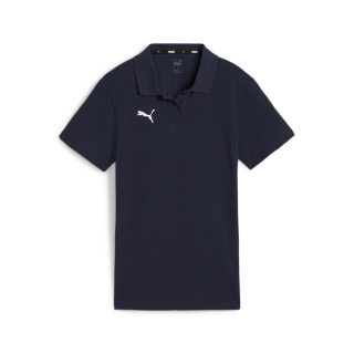 teamGOAL Casuals Polo Wmn PUMA Navy-PUMA White