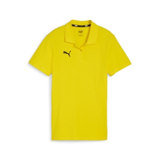 teamGOAL Casuals Polo Wmn Faster Yellow-PUMA Black