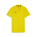 teamGOAL Damen-Baumwollpolo Faster Yellow-PUMA Black