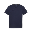 teamGOAL Casuals Tee PUMA Navy-PUMA White