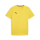 teamGOAL Casuals Tee Faster Yellow-PUMA Black