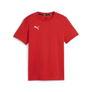 teamGOAL Casuals Tee Jr PUMA Red-PUMA White