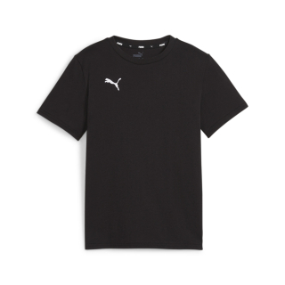 teamGOAL Casuals Tee Jr PUMA Black-PUMA White