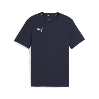 teamGOAL Baumwollshirt Junior PUMA Navy-PUMA White