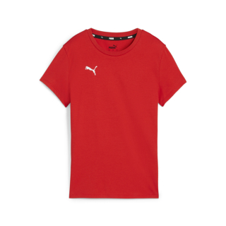 teamGOAL Damen-Baumwollshirt PUMA Red-PUMA White