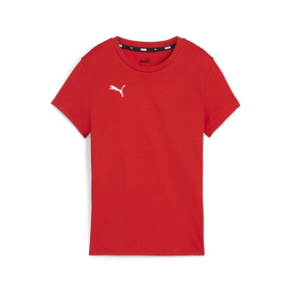 teamGOAL Damen-Baumwollshirt PUMA Red-PUMA White