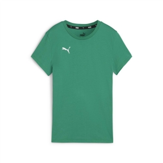 teamGOAL Casuals Tee Wmn Sport Green-PUMA White