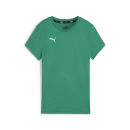 teamGOAL Damen-Baumwollshirt Sport Green-PUMA White