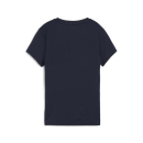 teamGOAL Casuals Tee Wmn PUMA Navy-PUMA White