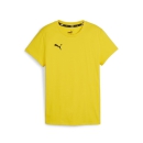 teamGOAL Damen-Baumwollshirt Faster Yellow-PUMA Black