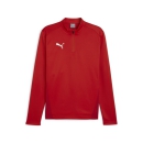teamGOAL Training 1/4 Zip Top PUMA Red-PUMA White-Fast Red