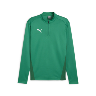 teamGOAL Training 1/4 Zip Top Sport Green-PUMA White-Power Green