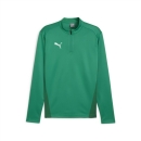 teamGOAL Training 1/4 Zip Top Sport Green-PUMA...