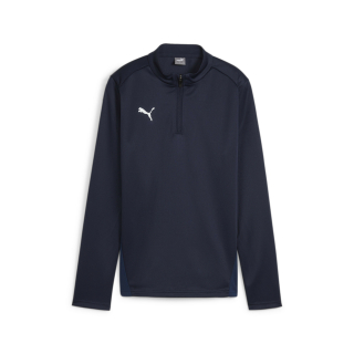 teamGOAL Training 1/4 Zip Top Wmn PUMA Navy-PUMA White-Persian Blue