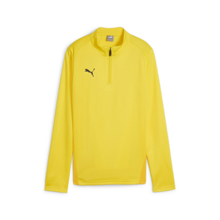 teamGOAL Training 1/4 Zip Top Wmn Faster Yellow-PUMA Black-Sport Yellow