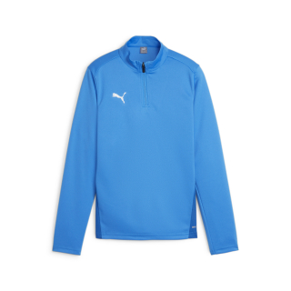 teamGOAL Training Ziptop Junior Electric Blue Lemonade-PUMA White-PUMA Team Royal