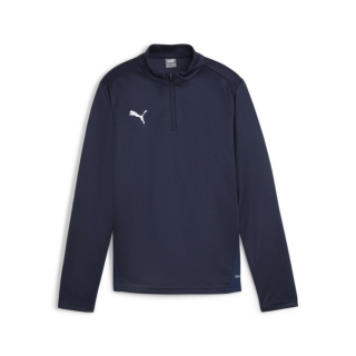 teamGOAL Training 1/4 Zip Top Jr PUMA Navy-PUMA White-Persian Blue