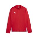 teamGOAL Training Jacket Jr PUMA Red-PUMA White-Fast Red