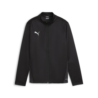 teamGOAL Training Jacket Jr PUMA Black-PUMA White-Flat Dark Gray