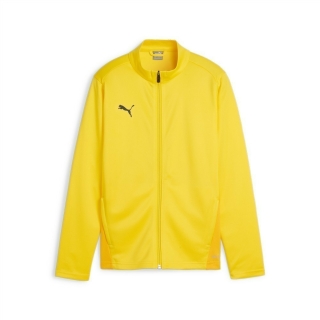 teamGOAL Training Jacket Jr Faster Yellow-PUMA Black-Sport Yellow