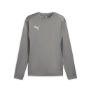 teamGOAL Training Sweat Cast Iron-PUMA White-Shadow Gray