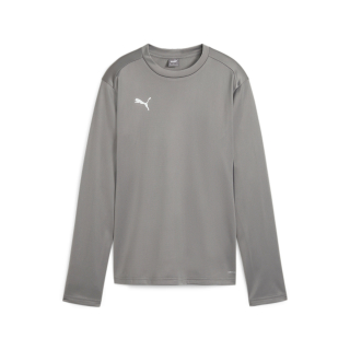 teamGOAL Training Sweat Wmn Cast Iron-PUMA White-Shadow Gray