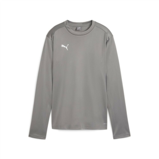 teamGOAL Training Sweat Wmn Cast Iron-PUMA White-Shadow Gray