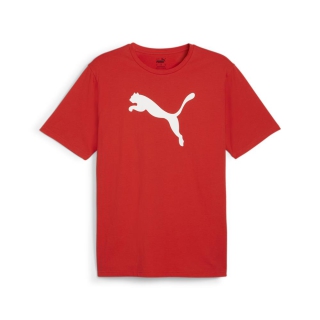 teamRISE Logo Jersey Cotton PUMA Red-PUMA White