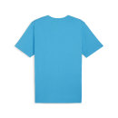 teamRISE Logo Baumwollshirt Speed Blue-PUMA White