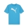 teamRISE Logo Baumwollshirt Speed Blue-PUMA White