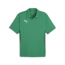 teamGOAL Polo Sport Green-PUMA White-Power Green