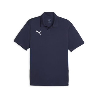 teamGOAL Polo PUMA Navy-PUMA White-Persian Blue