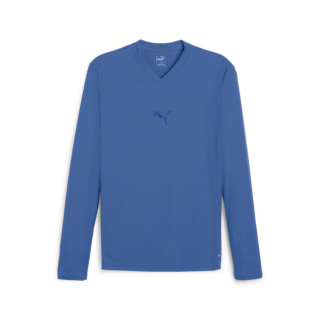 teamGOAL Baselayer Tee LS Electric Blue Lemonade-PUMA Team Royal