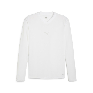 teamGOAL Baselayer Tee LS PUMA White-Feather Gray