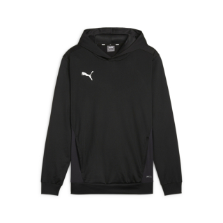 teamGOAL Training Hoody M PUMA Black-PUMA White-Flat Dark Gray