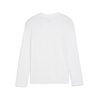 teamGOAL Baselayer Tee LS Jr. PUMA White-Feather Gray